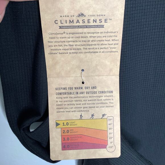 Terramar Black 1.0 Transport Lightweight Performance Thermal Top Long Sleeve - Picture 9 of 9